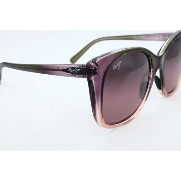 Maui Jim Mele MJ 794-09C Mossy Blush Peach Sunglasses Maui roses Polarized Lens - Picture 3 of 6